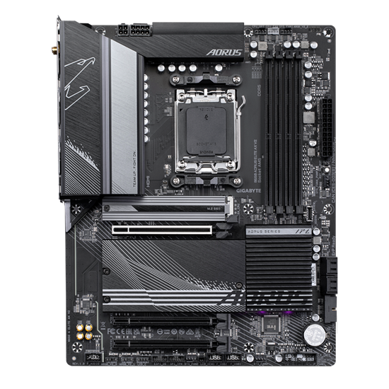 Pllakë Amë Gigabyte B650 AORUS ELITE AX V2 / AM5 / B650 / DDR5 / ATX / DP / HDMI / Wi-Fi 6E / 2.5GbE LAN - 3