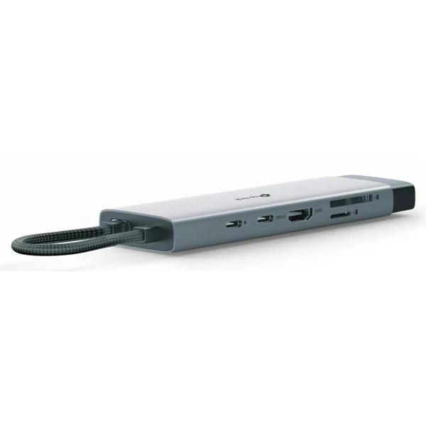 Hub USB-C TP-Link UH9120C, 9-në-1, HDMI 4K 60Hz, 3x USB-A 5Gbps, USB-C 5Gbps, Gigabit Ethernet, SD/microSD, Power Delivery 100W – Gri - 2