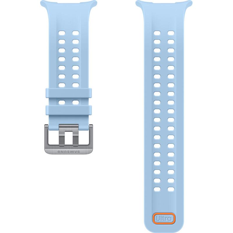 Rrip për Orë të Mençur Samsung Marine Band / Galaxy Watch Ultra / Ultra2 / S-M-L / Silikon - Blu