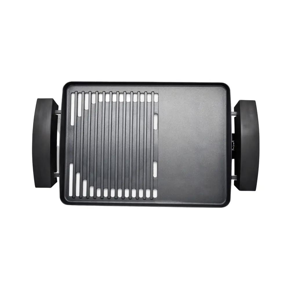 Grill Elektrik Steba VG 200, 2200W, 40 × 29cm, me Kapak Xhami, Temperaturë e Rregullueshme - Hiri/Zezë - 5