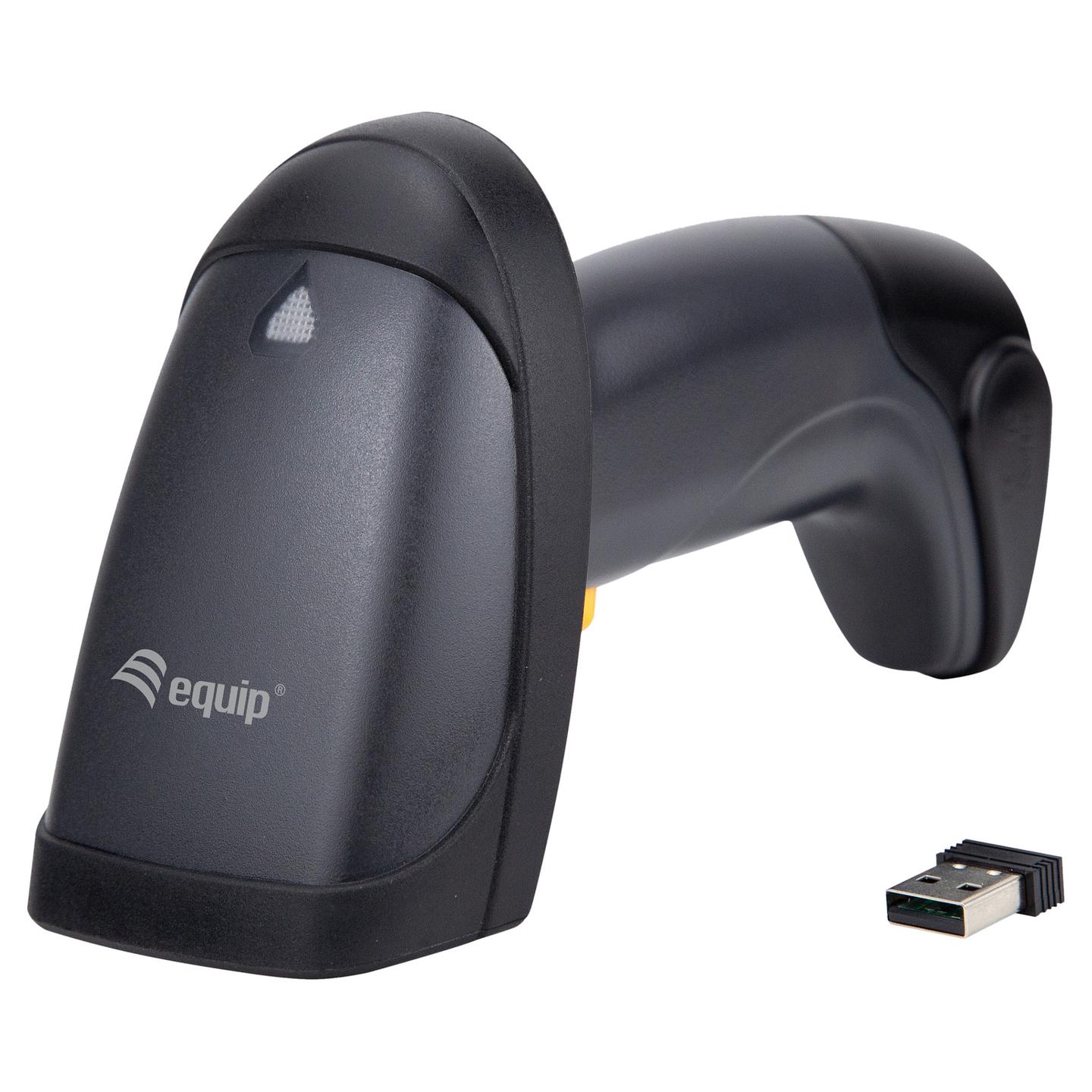Skaner Barkodesh Equip 351023 / 1D / Laser / Wireless 2.4GHz / 200 Scans/s / 70cm / IP54 / 1500mAh - Zezë