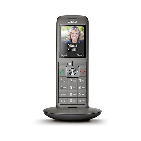 Telefon VoIP Gigaset CL660HX / S30852-H2862-R101 / DECT / GAP / CAT-iq 2.0 / Ekran TFT 2.4" / HD Voice / 400 Kontakte / Hands-Free / Jack 2.5 mm – Antracit - 7