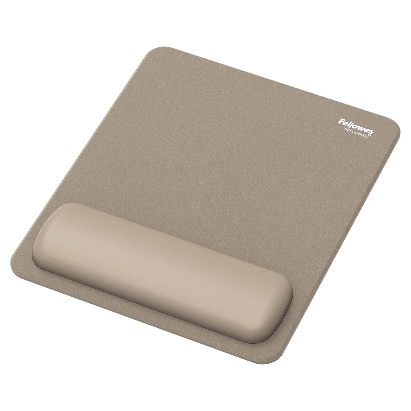 Mauspad Fellowes Breyta 100142559, Ergonomik, Mbështetëse për Kyçin e Dorës, 24 × 20 cm – Bezhë
