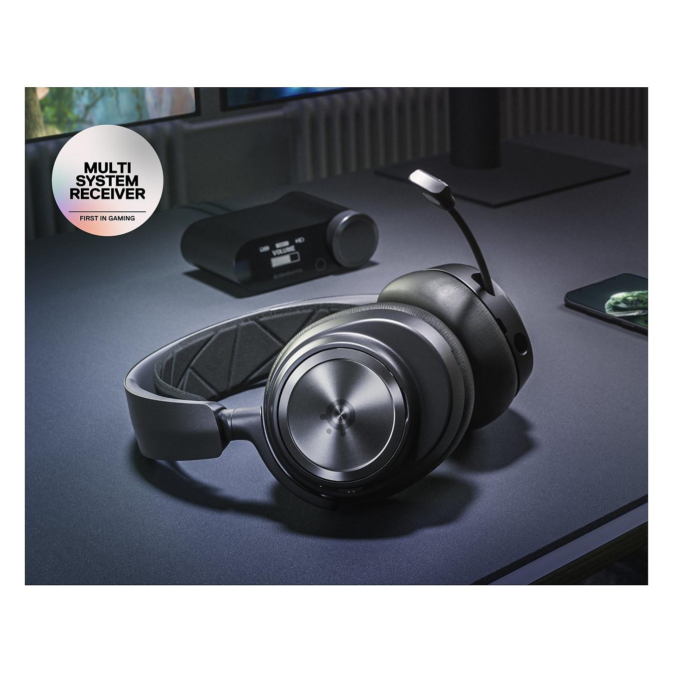 Kufje Gaming SteelSeries Arctis Nova Pro / Wireless / Over-Ear / 2.4 GHz + Bluetooth / ANC / GameDAC Gen 2 – Zezë - 5