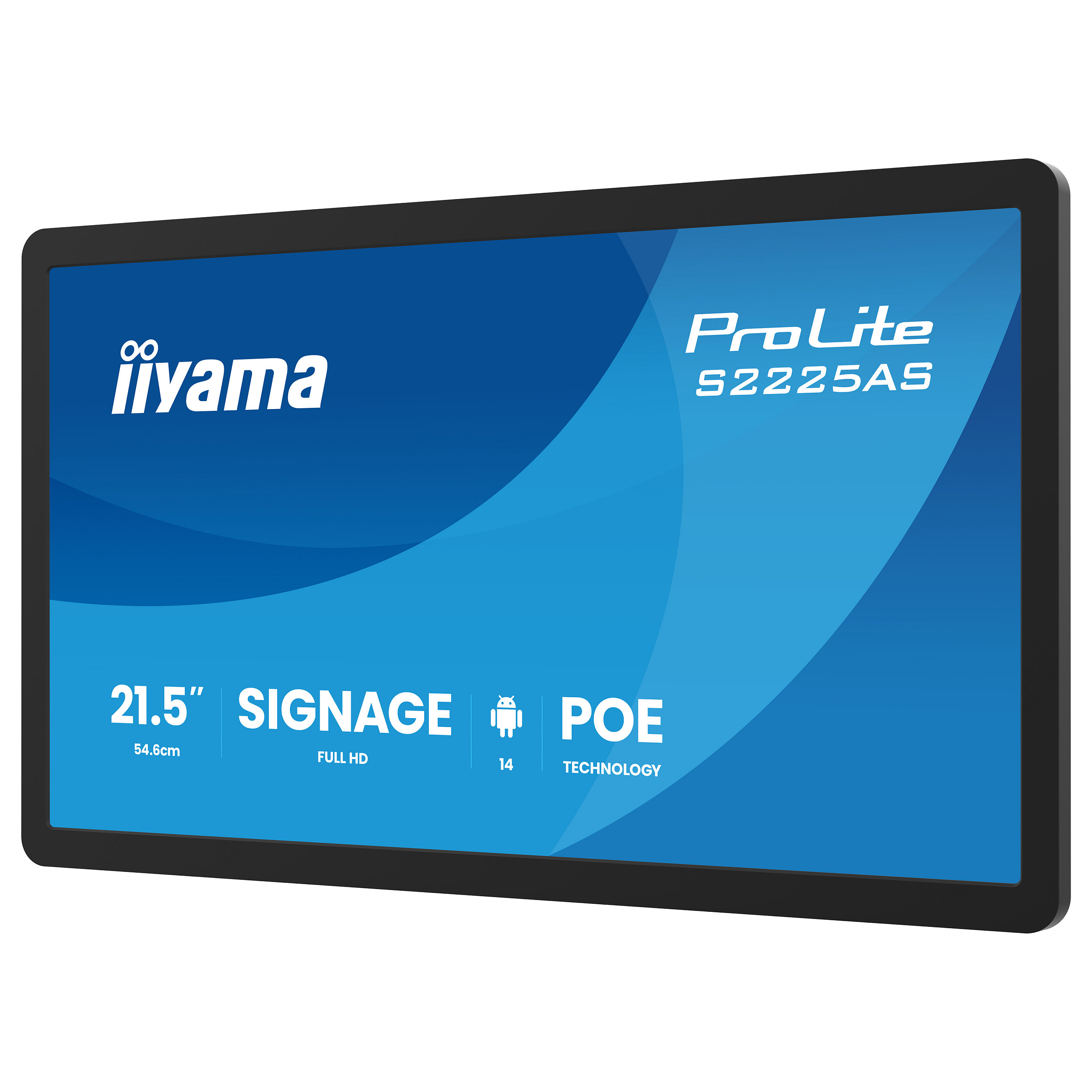 Monitor iiyama S2225AS-B1P / 21.5"/ Full HD IPS LCD / 14ms / USB - Zezë - 3