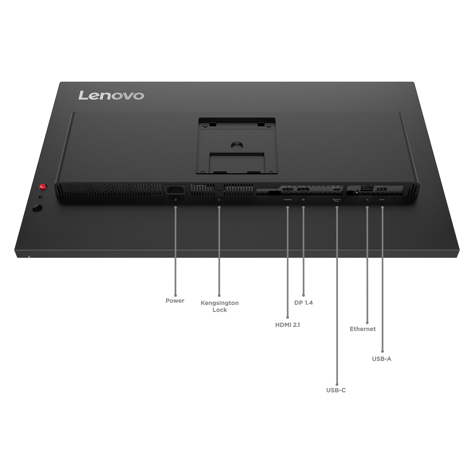 Monitor Lenovo ThinkVision T27UD-40 / 27" / 4K Ultra HD IPS / LCD / 60 Hz / 6 ms / HDMI+USB+DP - Zezë - 12