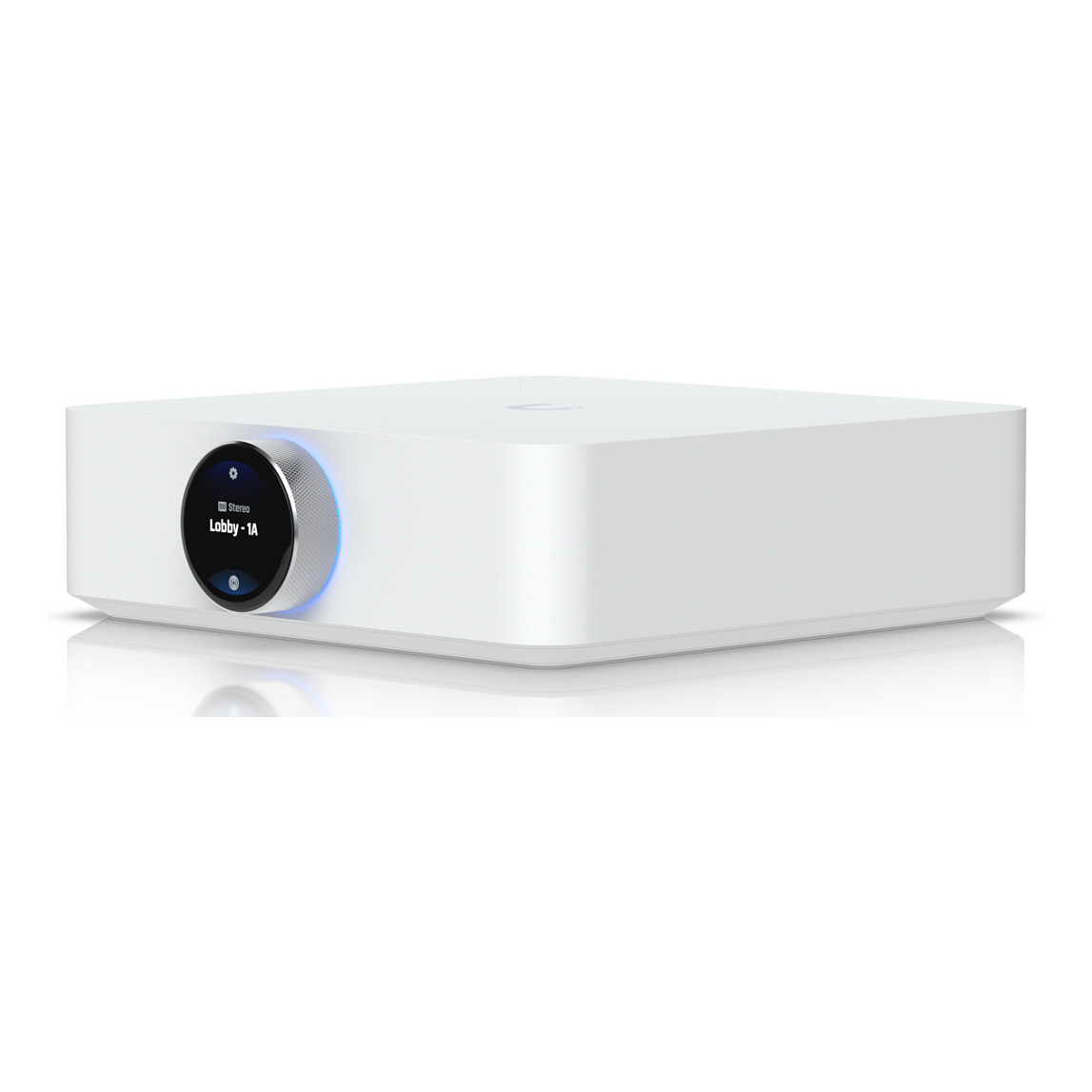 Ubiquiti UniFi PowerAmp UPL-Amp-W Network Audio Amplifier / 2×130W / Stereo / HDMI eARC / Wi-Fi / Gigabit Ethernet – White