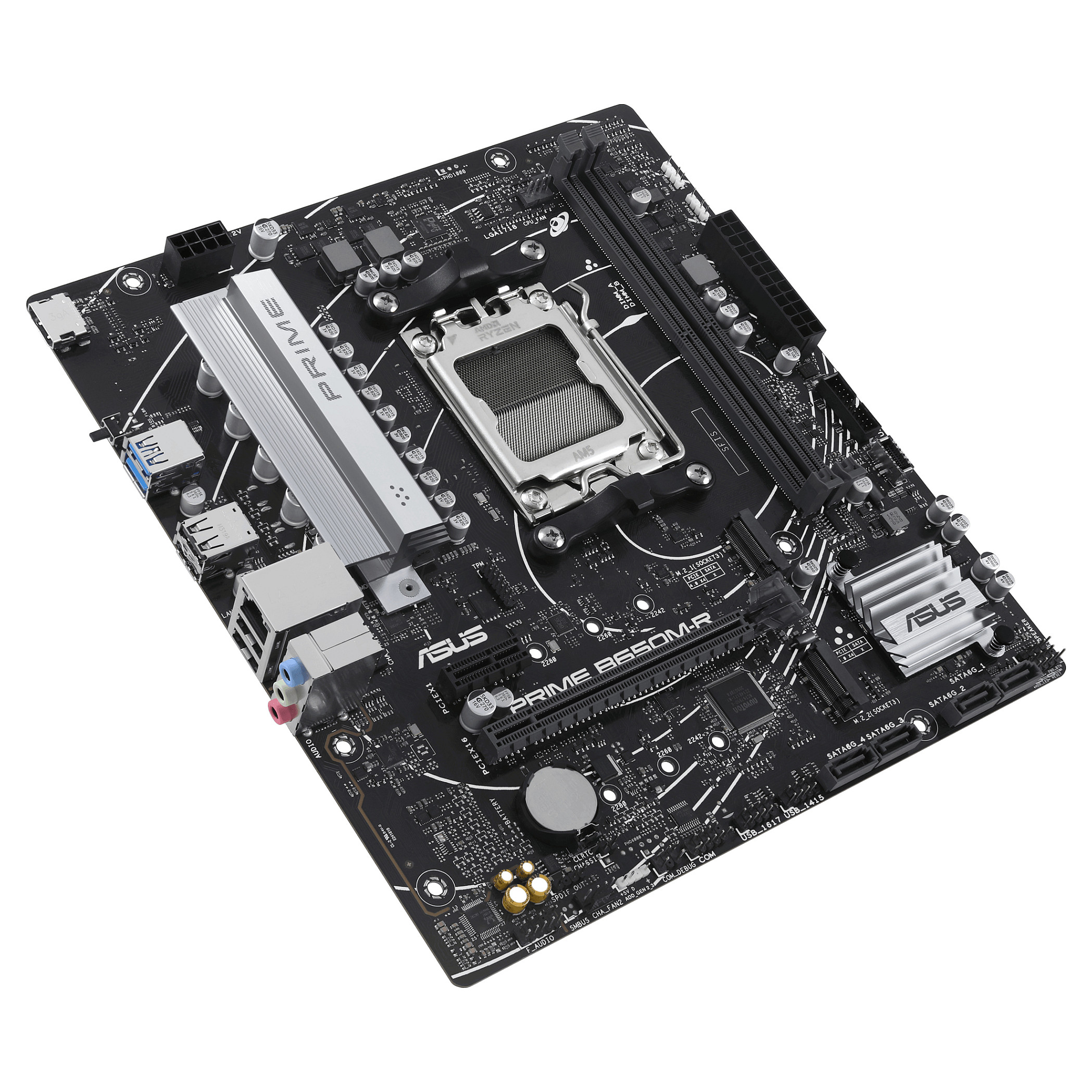 Pllakë Amë ASUS AMD PRIME B650M-R DDR5 mATX - 6
