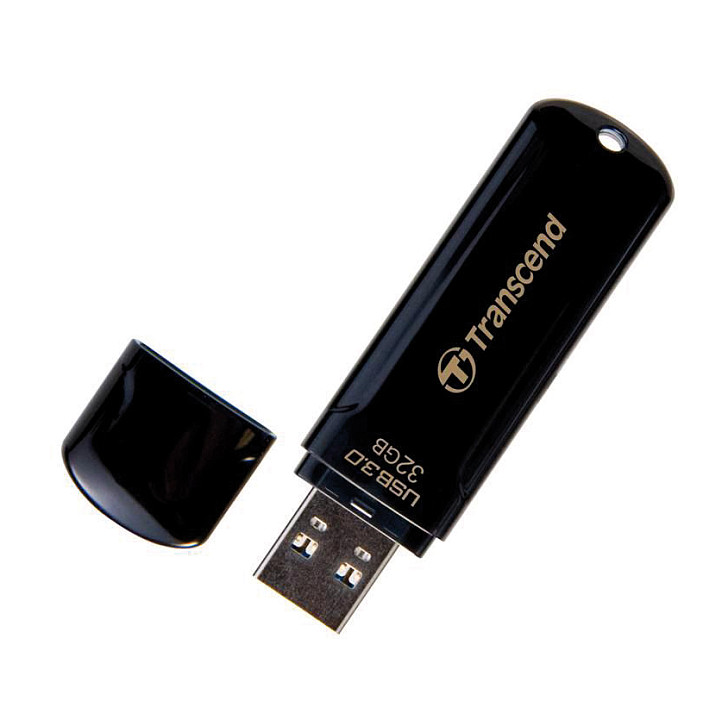 USB Flash Drive STICK 32GB USB 3.0 Transcend JetFlash 700 - e zezë - 4