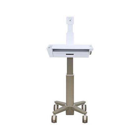 Karrocë për Monitor Ergotron CareFit Slim 2.0, 21"–27", 9.1kg, VESA 75×75mm/100×100mm, Lartësi 74–119cm - Bardhë/Hiri - 3