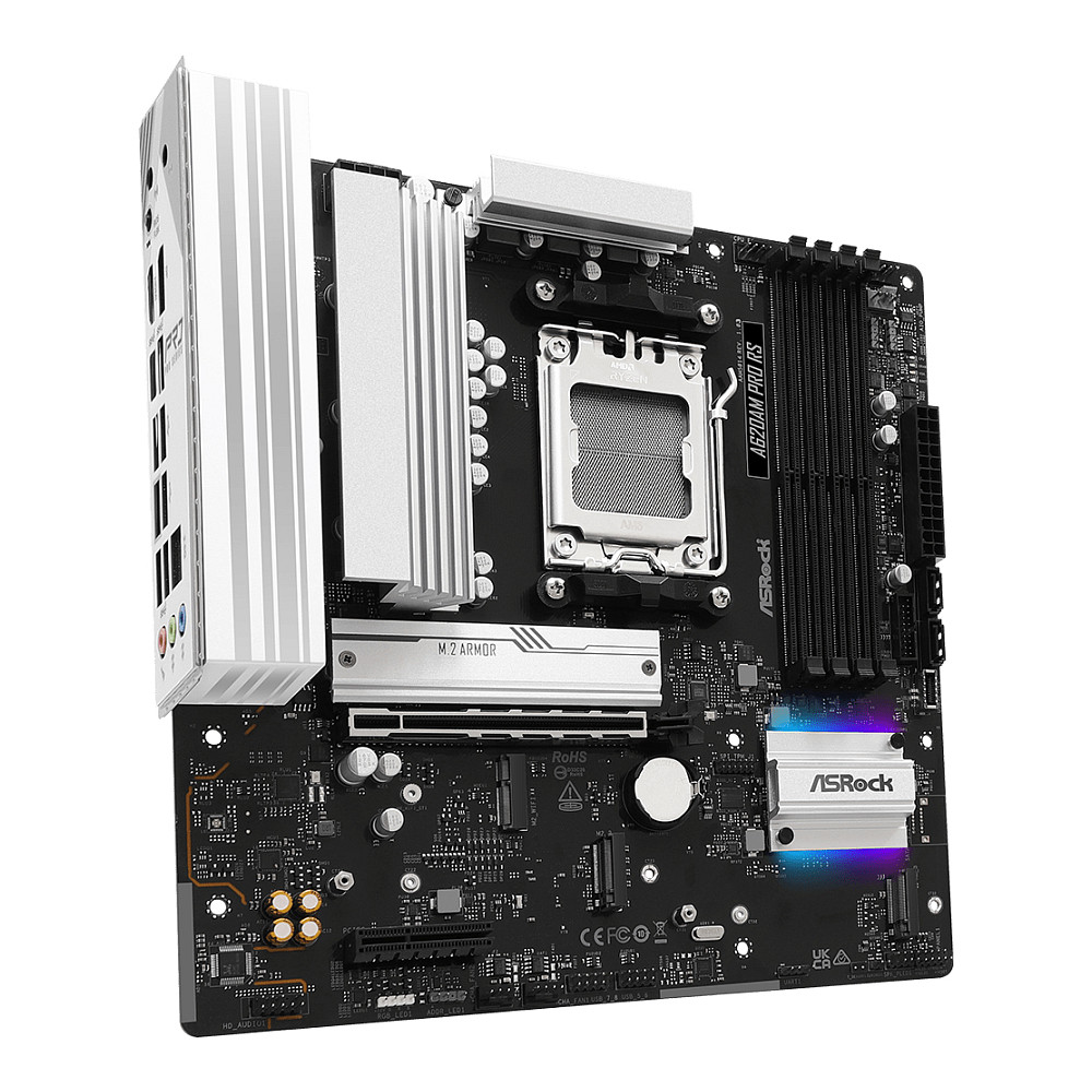 Pllakë Amë AMD AM5 ASRock A620AM Pro RS / mATX / DDR5 / HDMI+DP - 3