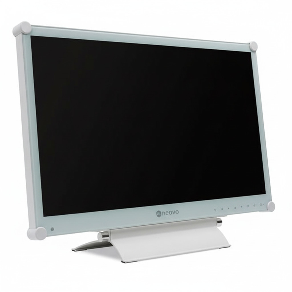 Monitor AG neovo X-2402w / 23.8"/ Full HD VA / LED / 75Hz / 5ms / DisplayPort + HDMI + VGA - Bardhë - 1