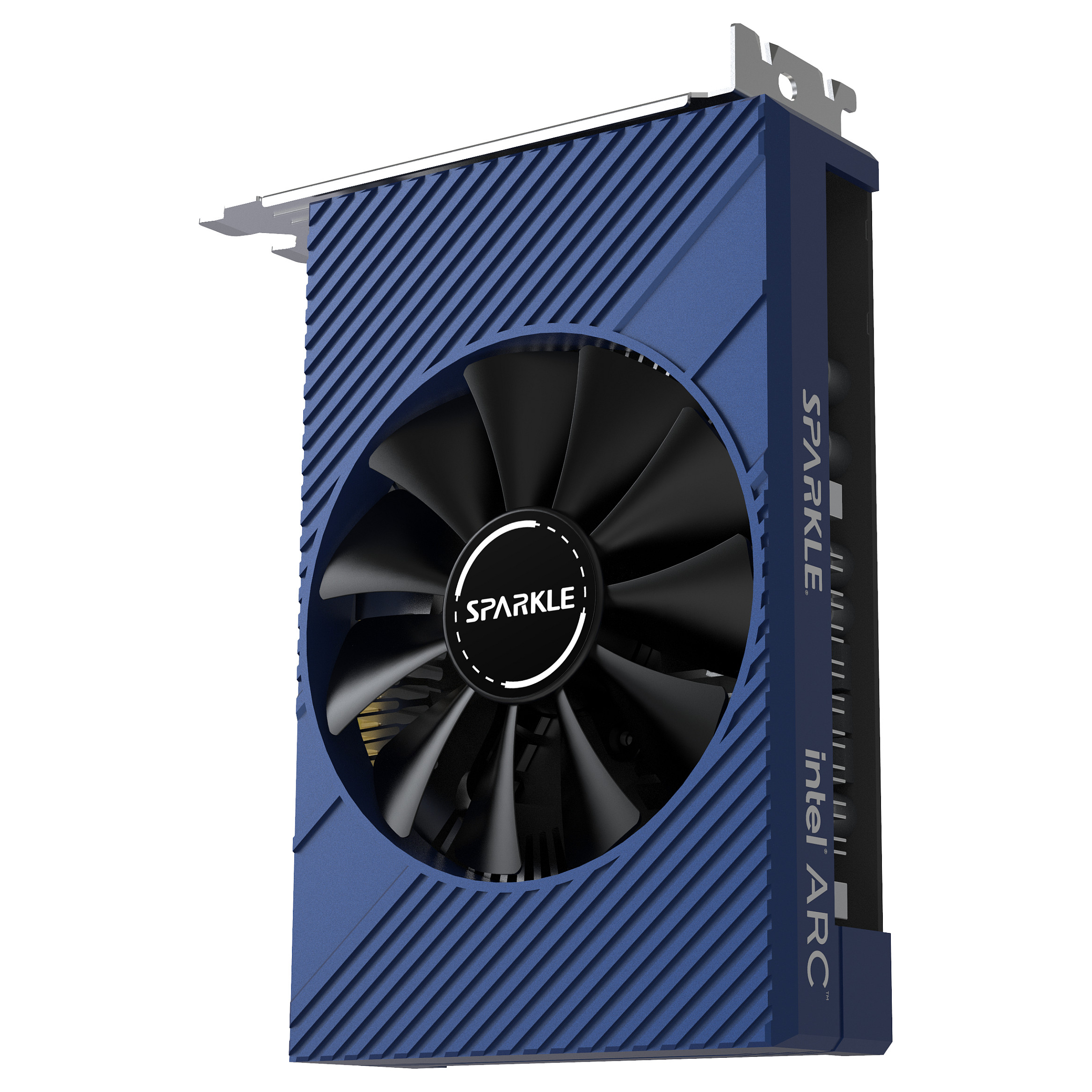 Kartë Grafike Intel Arc A380 / 6GB / Sparkle ELF / GDDR6 / 1 Fan - Zezë/Blu - 5
