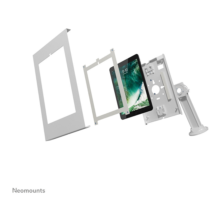 Mbajtës & Ftohës për Laptop  9.7"–11" tablets / Neomounts desk stand DS15-640WH1, swivel - Bardhë - 15