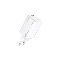 Karikues MediaRange MRMA123 / GaN / 100W / 2x USB-C / USB-A / PD 3.0 / QC 3.0 - Bardhë - 5