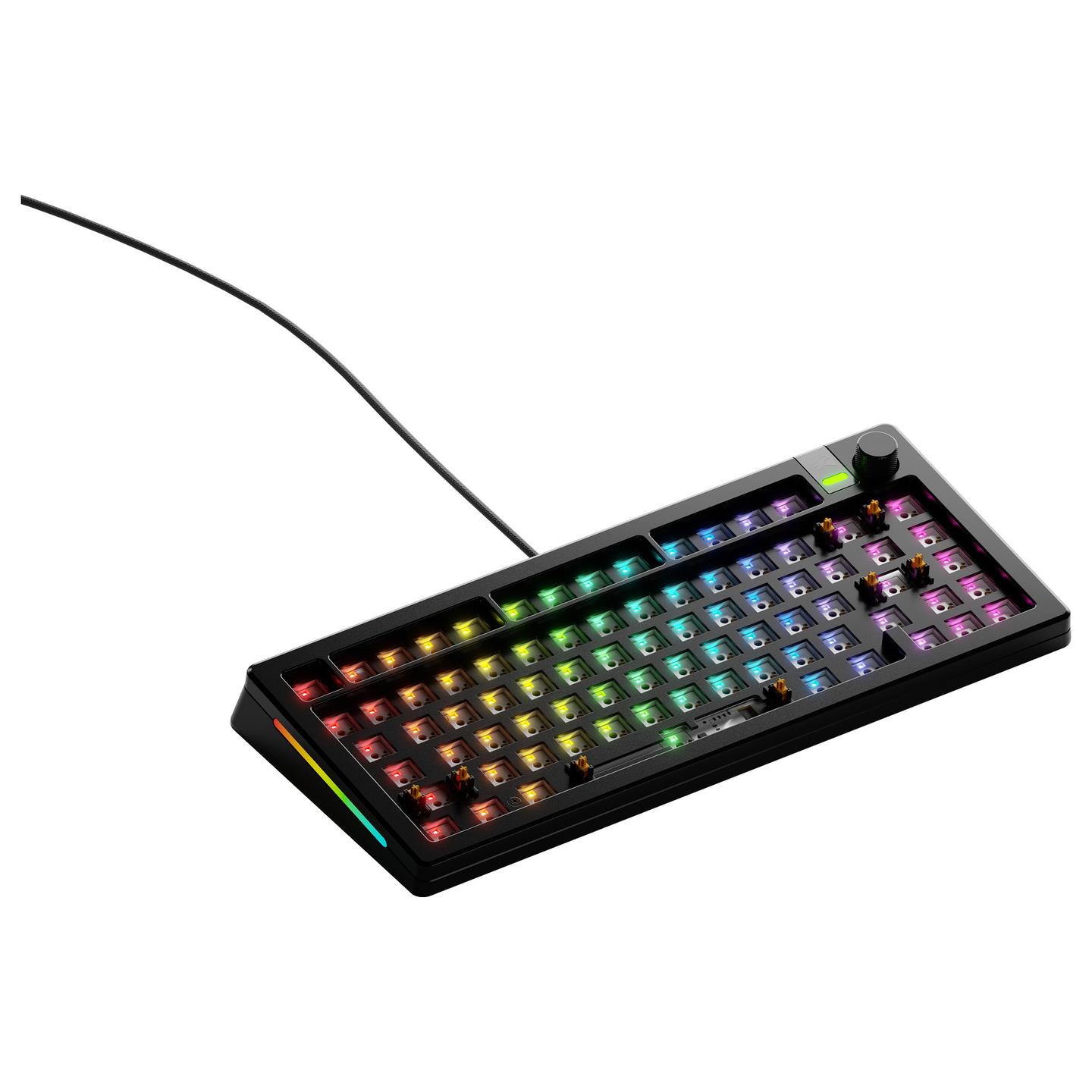 Tastierë Gaming Glorious GMMK 3 Pro / 75% / Barebone / Hot-Swap / ANSI / USB-C - Zezë