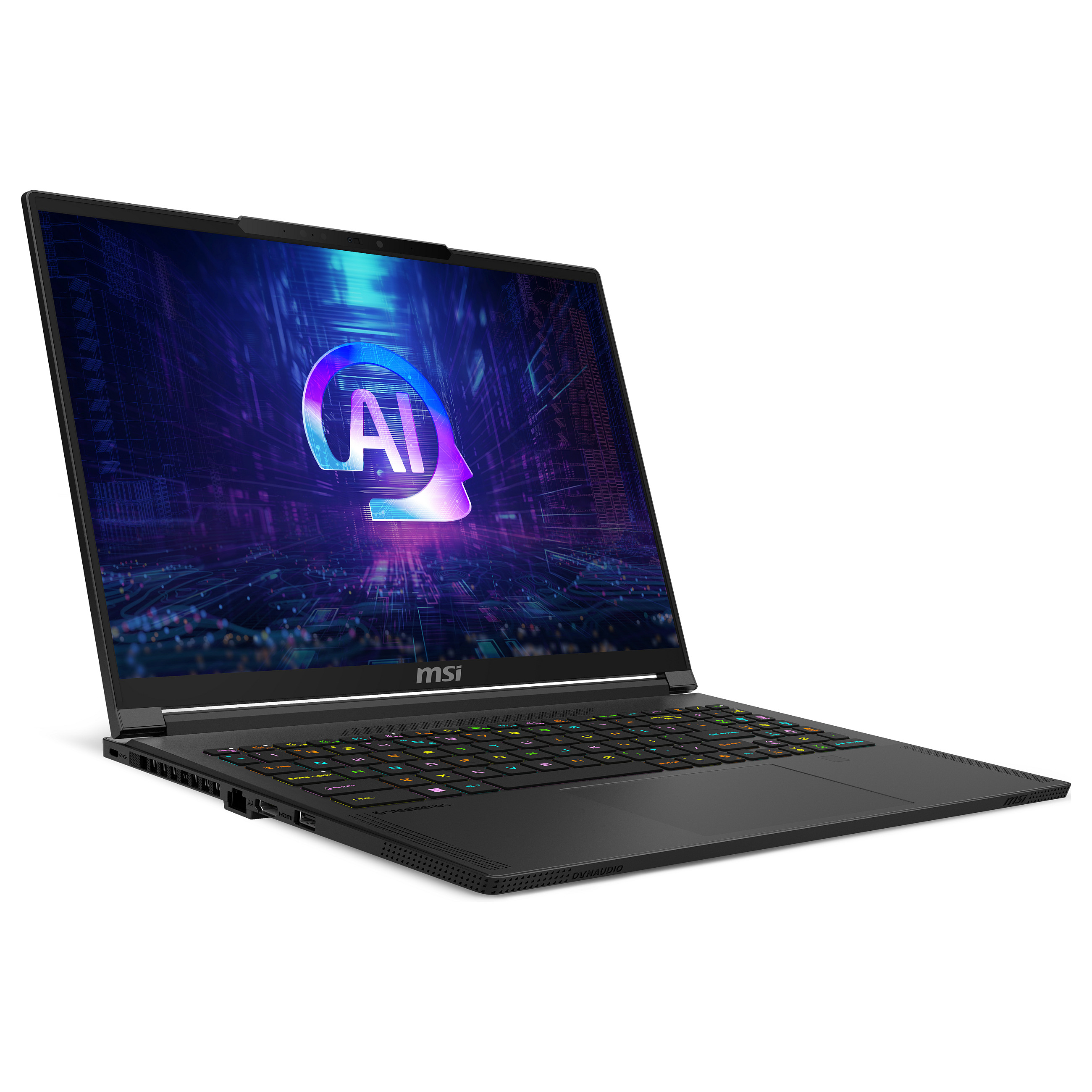 Laptop Gaming MSI Stealth A16 AI+ A3XWIG-043 / Ryzen AI 9 HX 370 / 32GB / 2TB / 16 inch 2K OLED 240 Hz / RTX 5080 16GB / e zezë - 3
