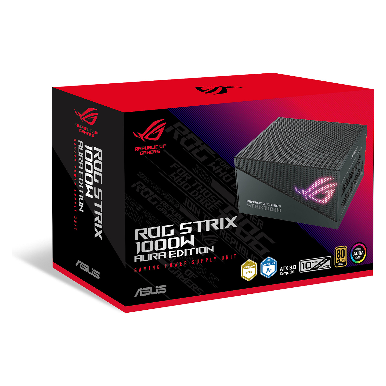 Furnizues Energjie ASUS ROG Strix Aura Edition 1000W 80+ Gold - 11