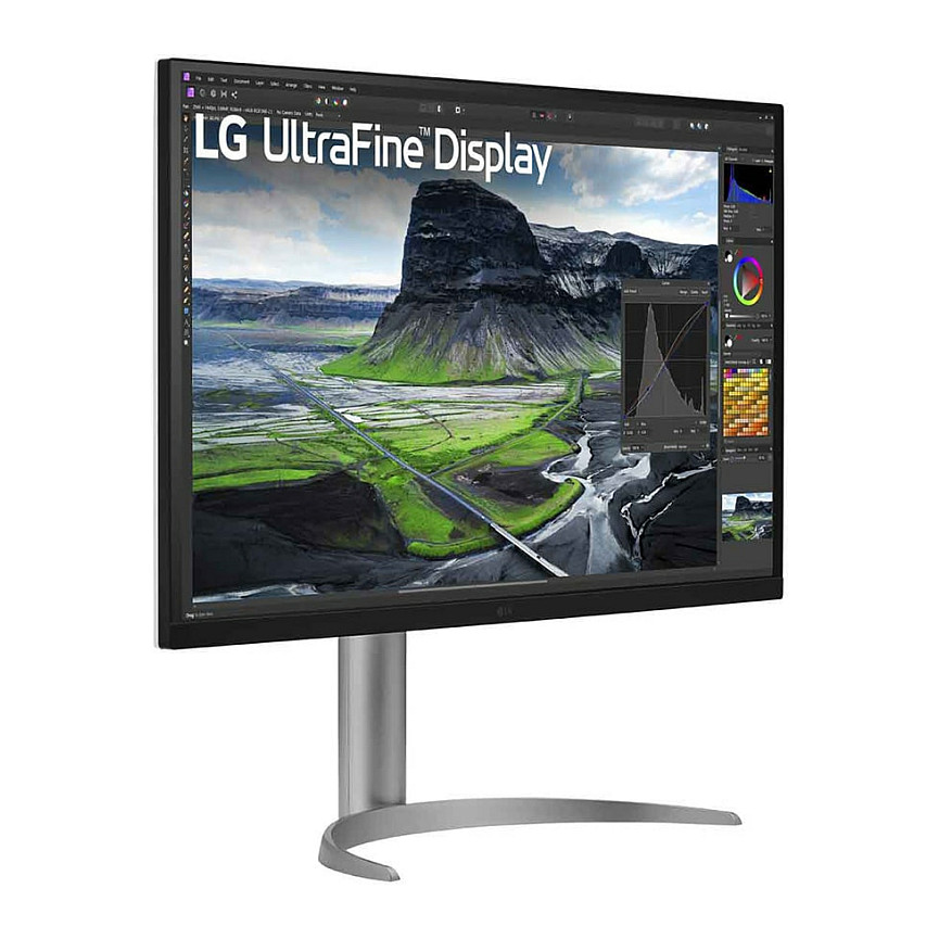 Monitor LG UltraFine 32UQ850V-W 32" (3840x2160) 16:9 4K IPS 5ms 60Hz HDR400 HDMI DP USB-C, i hirtë - 4