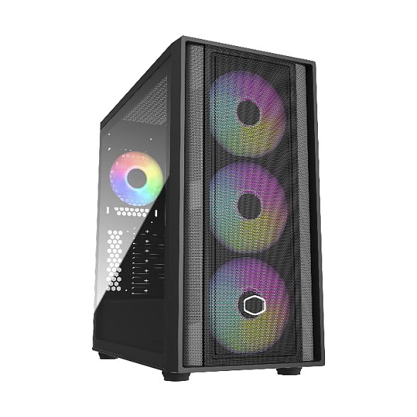 Kasë Midi Tower CoolerMaster MasterBox 600 – Zezë - 1