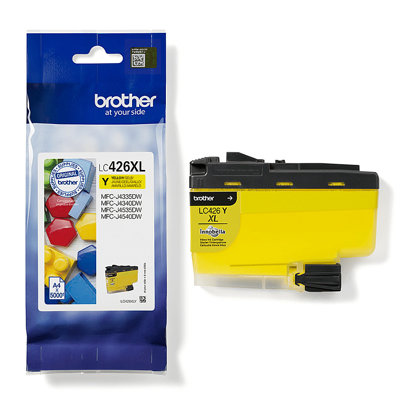 Brother LC-426XLY Yellow Ink Cartridge – Up to 5,000 Pages ISO/IEC 24711 - 3