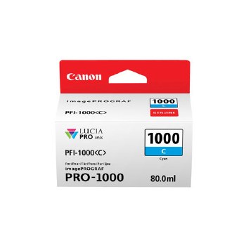 INK Canon PFI-1000 C / 0547C001 / 80ml / 5.025 faqe – Blu