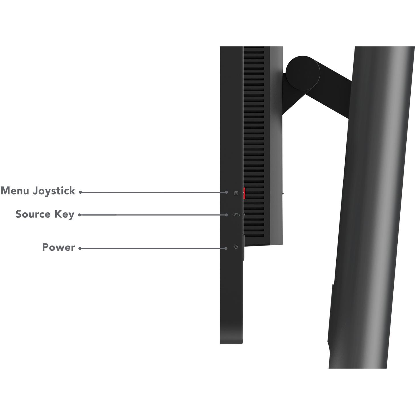 Monitor Lenovo ThinkVision P27h-30, 27", QHD IPS, 60Hz, 4ms, HDMI+DP+USB-C+USB - Zezë - 11