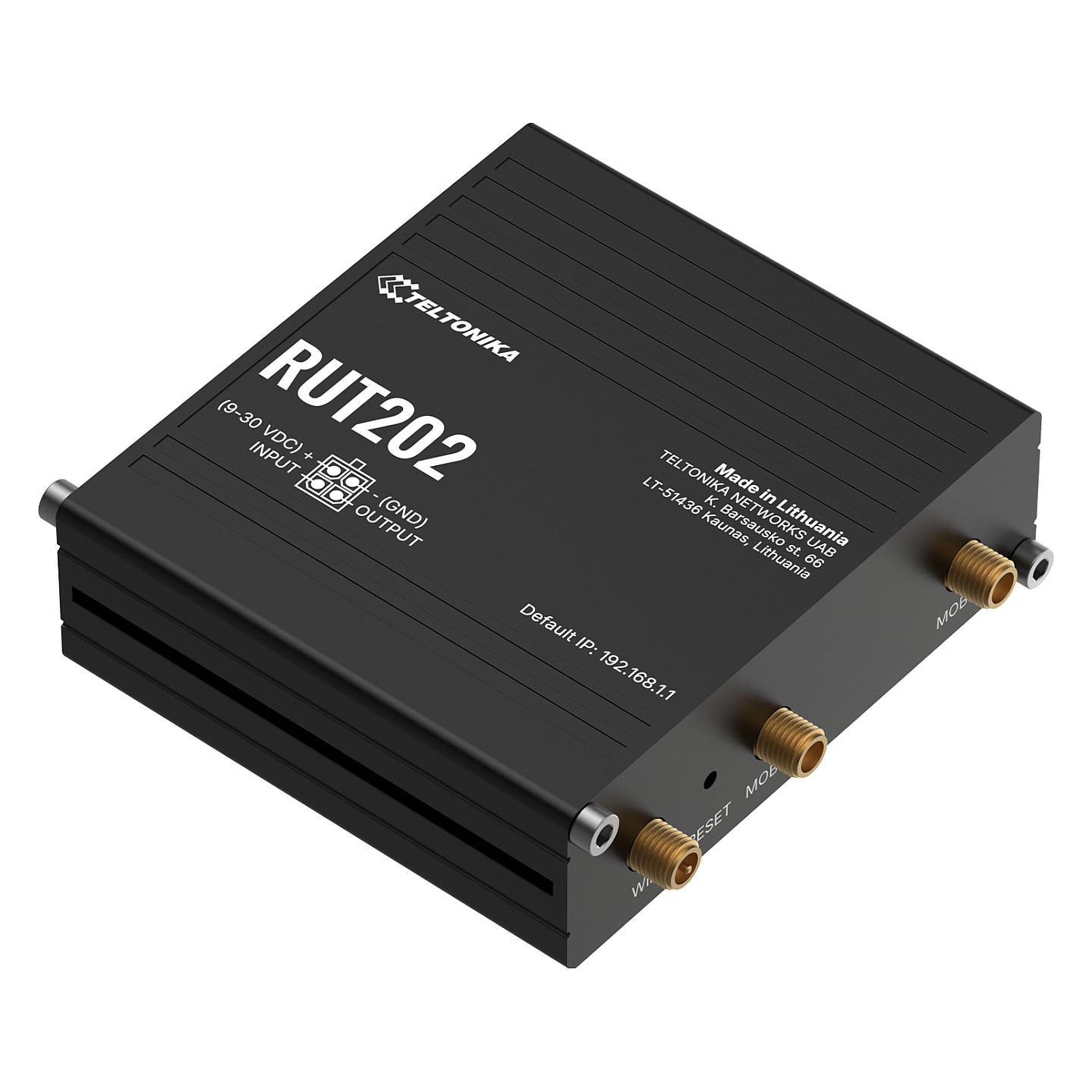 Ruter Industrial Teltonika RUT202, 4G LTE Cat 4, Wi-Fi 4, Dual SIM, 2× Ethernet - Zezë - 5