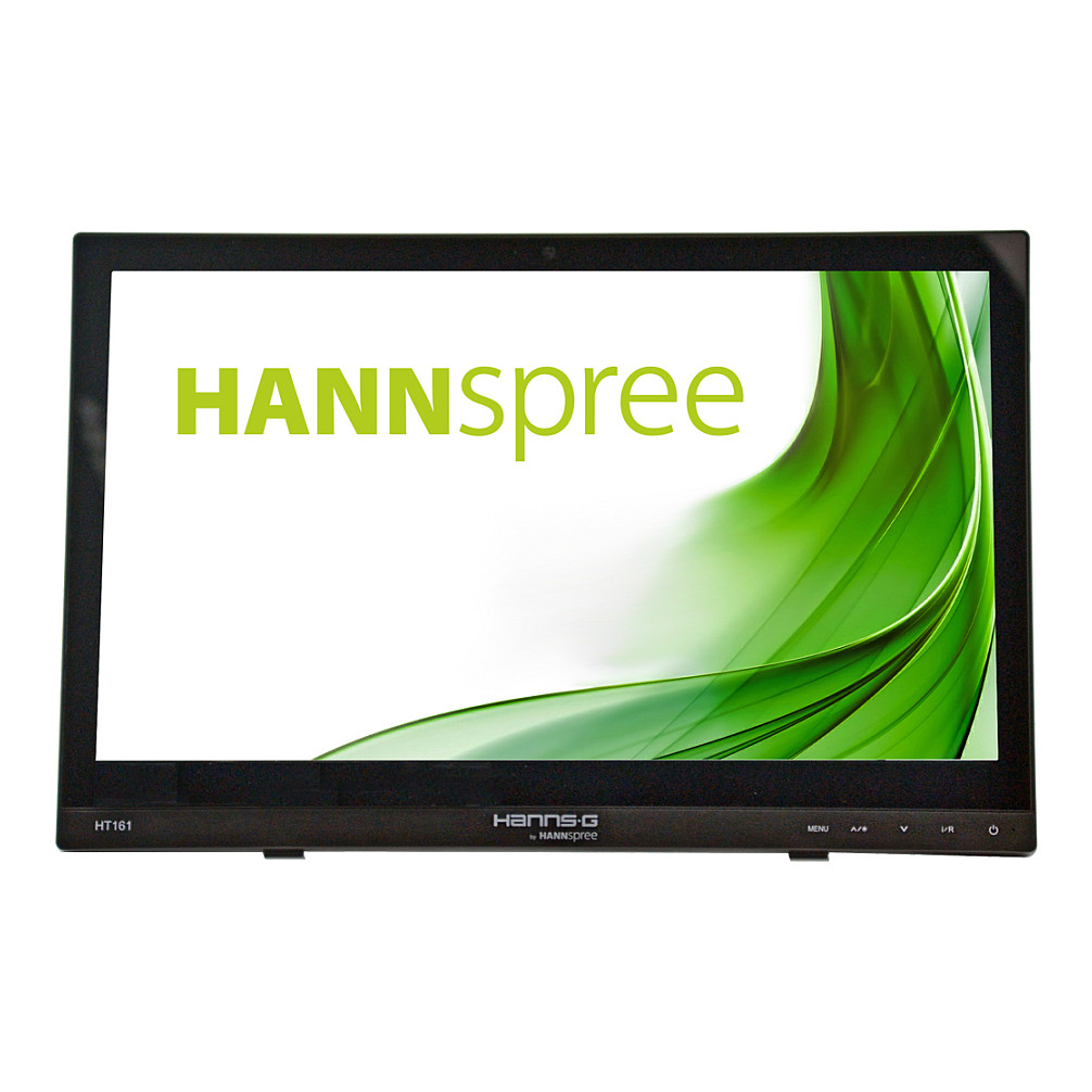 Monitor Hannspree HT161HNB / 15.6"/ HD / LED / Touchscreen / 60 Hz / 12 ms / HDMI+VGA+USB - Zezë - 1