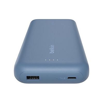 Powerbank Belkin BoostCharge, 20,000mAh, 30W, Power Delivery, USB-C, USB-A, me Kabllo USB-C të Integruar - Blu - 6