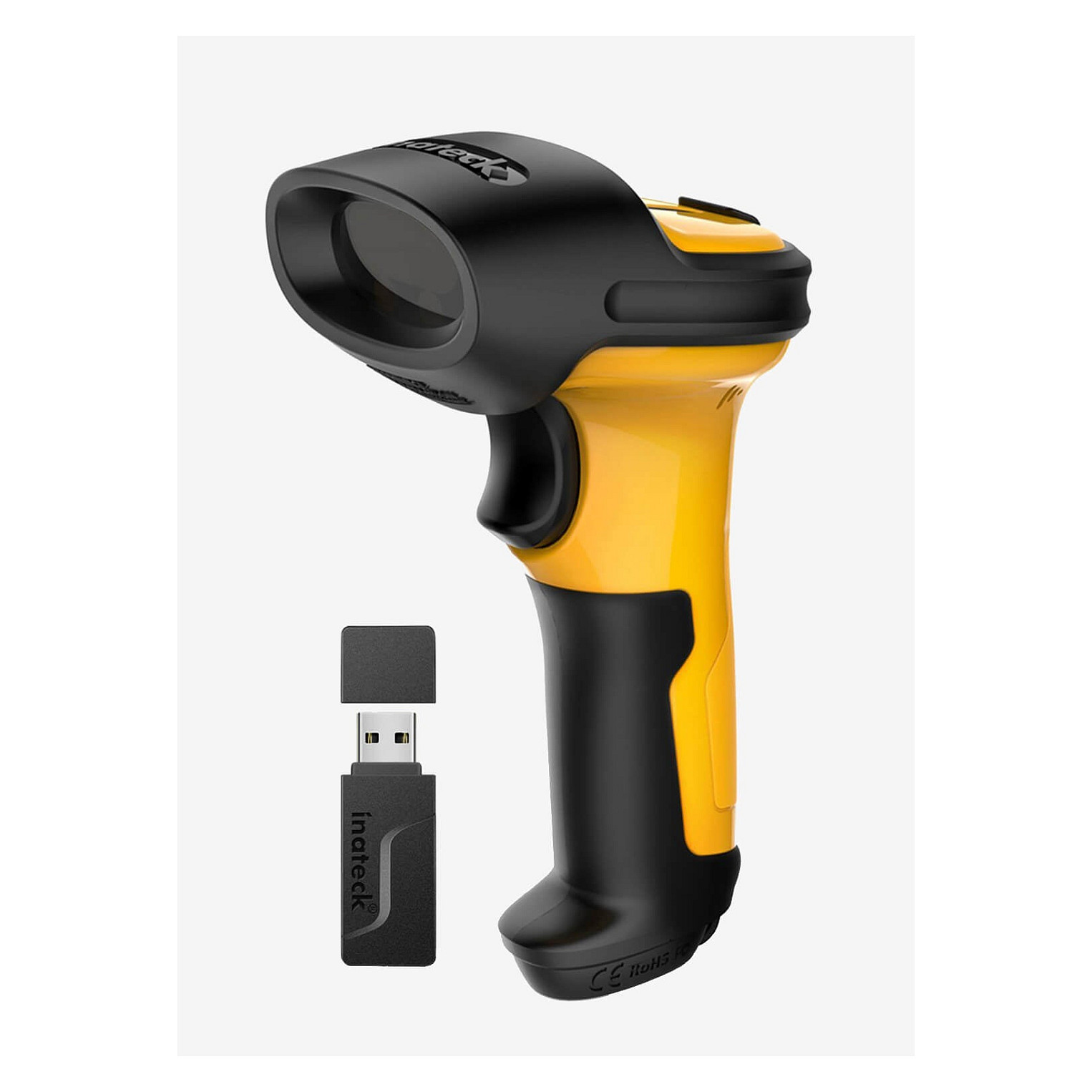 Skaner Inateck BCST-P6 Barcode - Zezë/Verdhë - 1