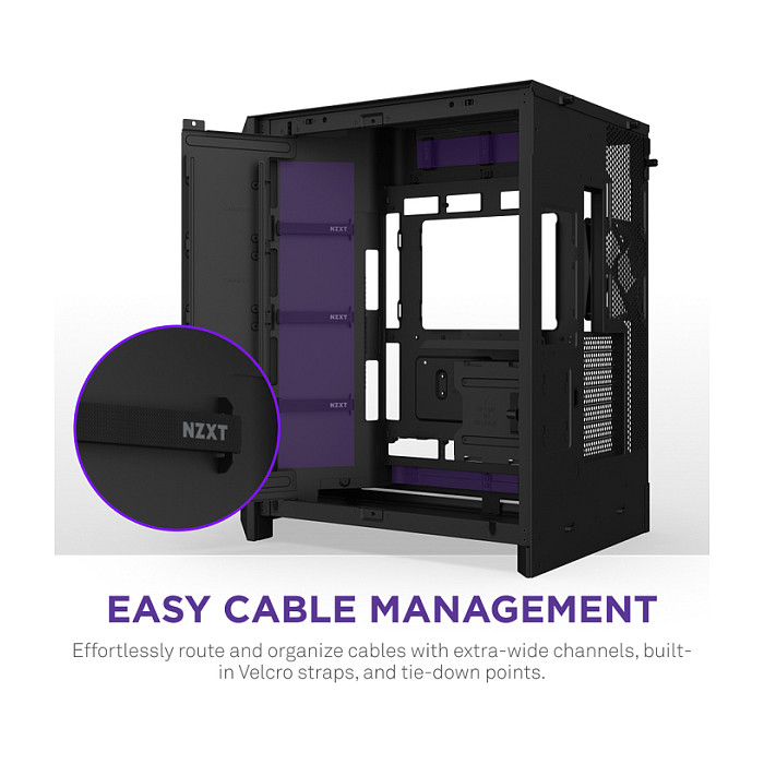 Kasë NZXT H9 Flow RGB+ CM-H92FB-P1 -Zezë - 9