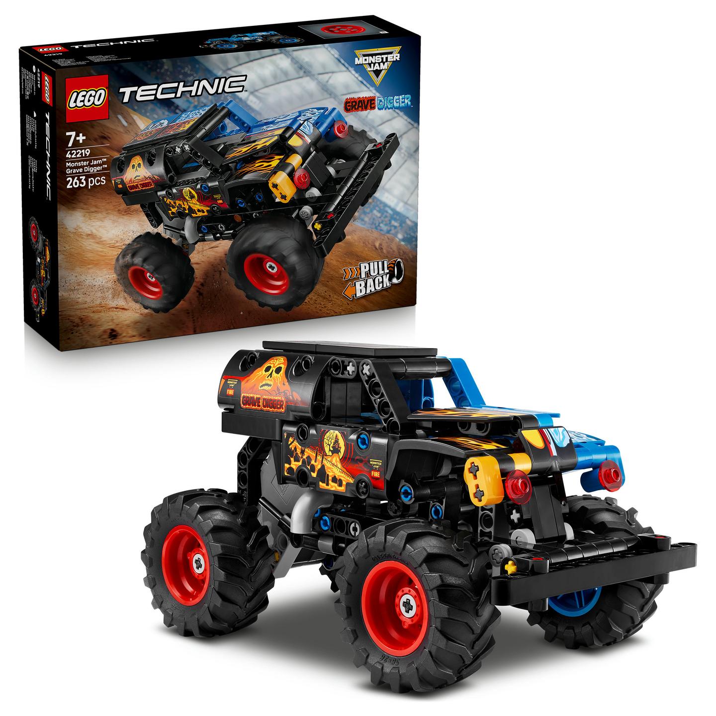 LEGO Technic Monster Jam Grave Digger Fire and Ice 42219 - 12
