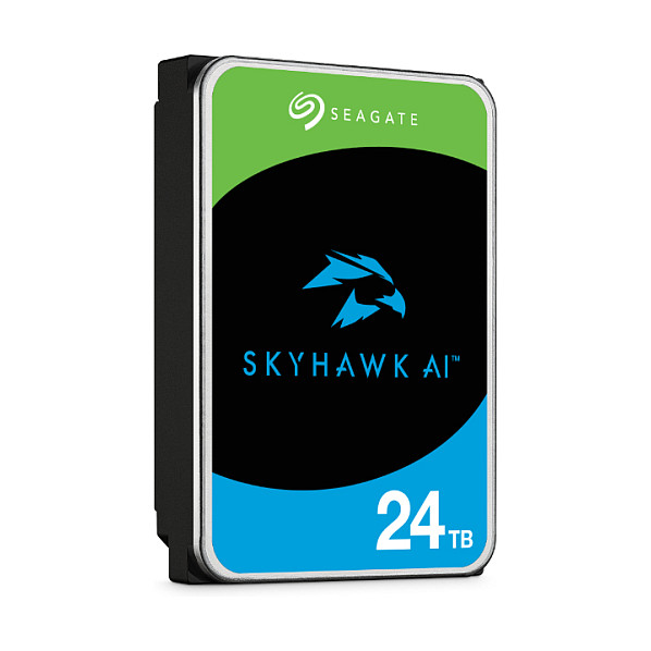HDD të Brendshëm SEAGATE Skyhawk AI 3.5″/ 24TB / 7200 RPM / 512MB / CMR Helium - 3