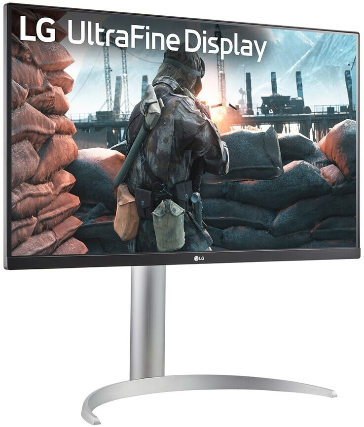 Monitor LG 27UP650K-W / 27″ / 4K Ultra HD IPS LED / 60Hz / 5ms / HDMI + DP – Argjendi / Zezë - 2