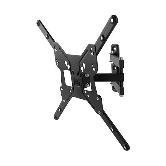 Mbajtëse për TV One For All SMART WM2451 / 13"-55" / 30kg / VESA 75x75-400x400 / Full Motion - Zezë