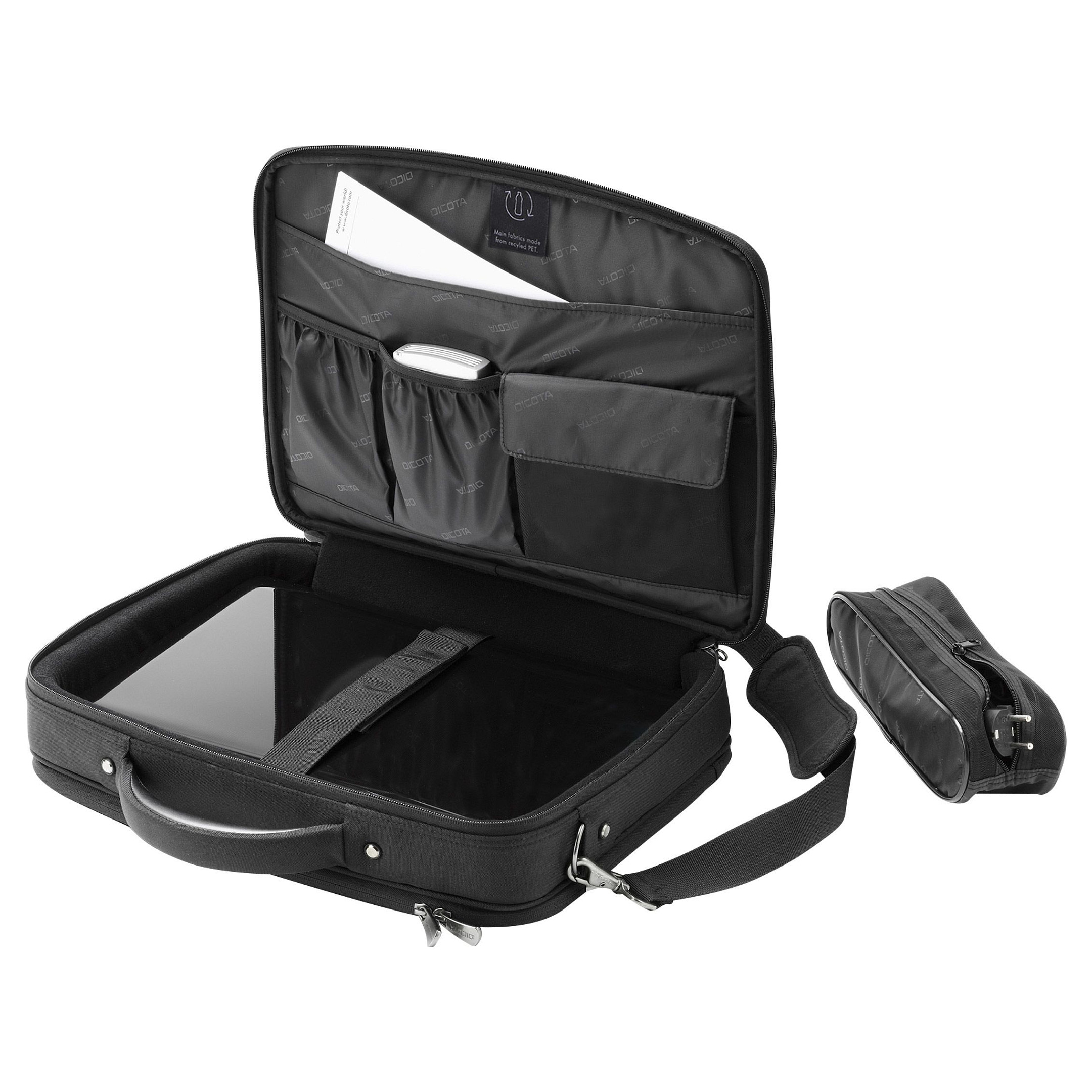 Çantë Dicota Eco Multi / 15.6" – Zezë - 3