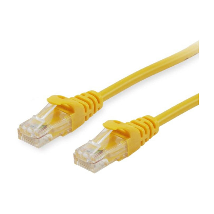Kabllo për Rrjet Equip Patch Cable Cat6 / U/UTP / 2xRJ45 / 15.00m / Polybag - Verdhë - 1
