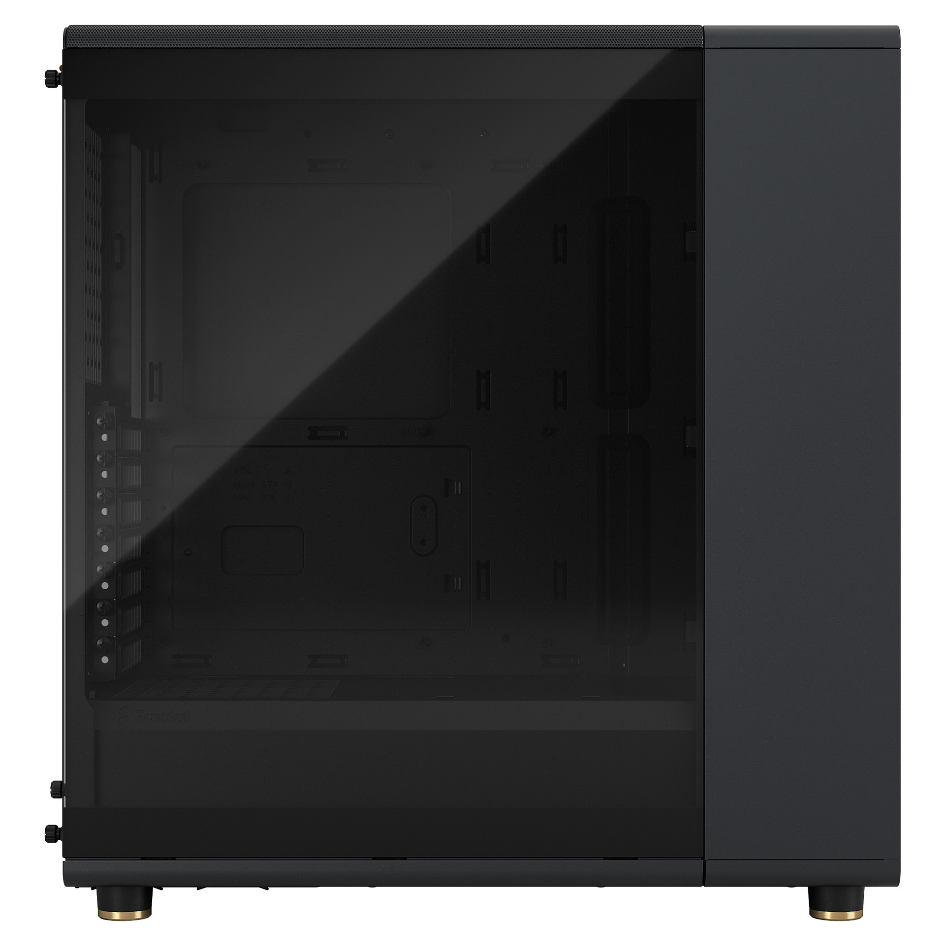 Kasë Fractal Design North Charcoal Window Clear Midi Tower - Zezë - 19