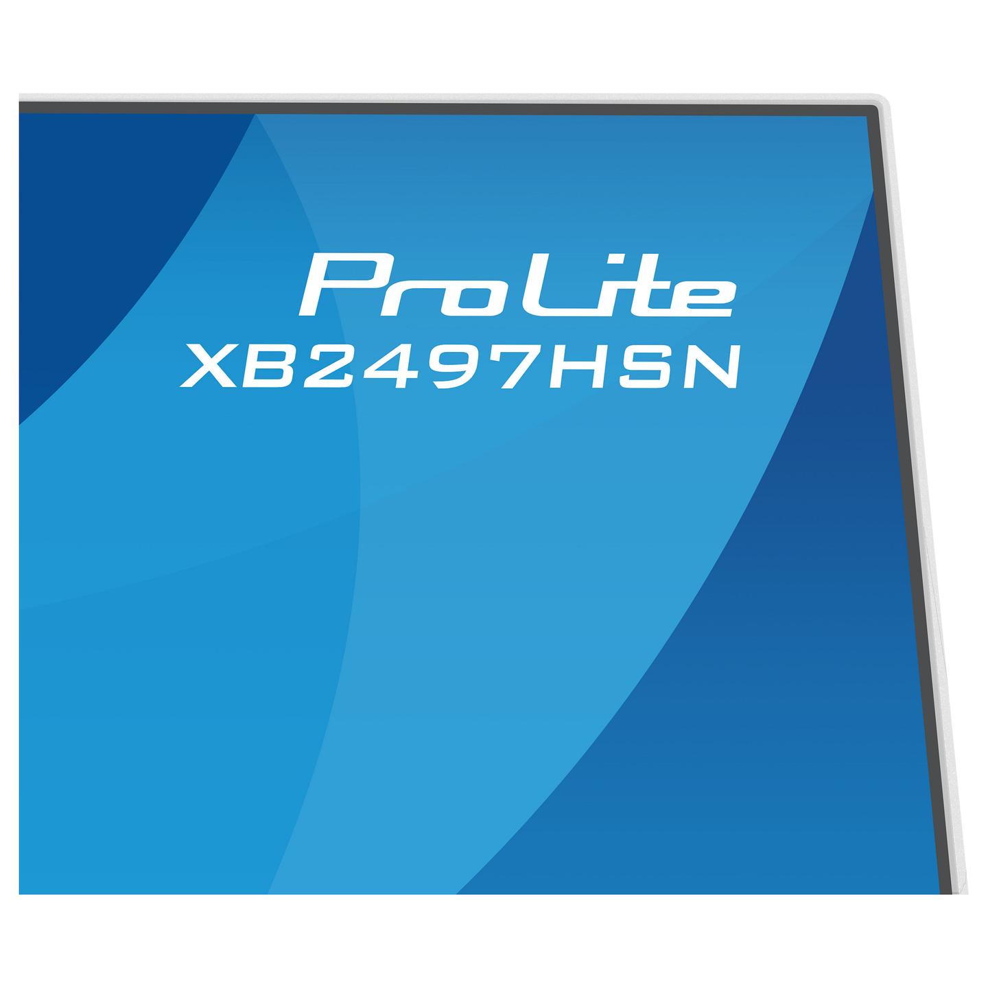 Monitor Iiyama ProLite XB2497HSN-W1 / 23.8″ / FHD IPS / 100 Hz / 1 ms / DisplayPort + HDMI + USB-C + USB-Hub + Ethernet - Bardhë - 6