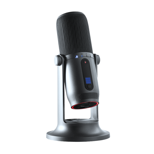 Mikrofon Thronmax Mdrill One M2G / USB-C / 48 kHz / 16-bit / 3 Mikrofona / 4 Mode Regjistrimi / RGB - Gri