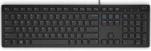 Tastierë me kabllo Dell KB216 / USB / Full-Size / 105 Çelësa / QWERTY UK - Zezë