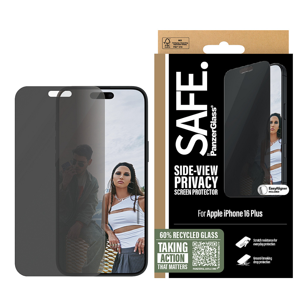 Aksesorë për telefon SAFE Privacy Screen Protector / UWF / Phone 16 Plus - 2