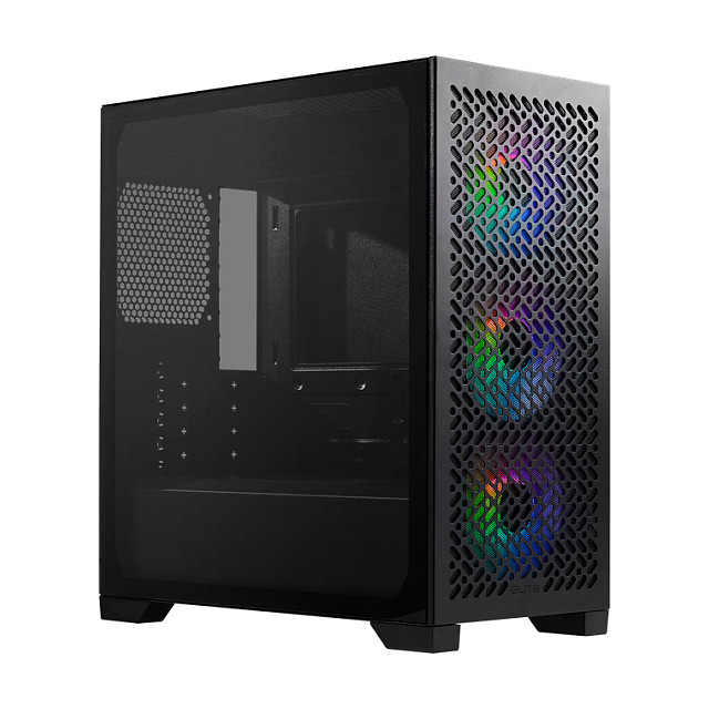 Kasë PC Cooler Master Elite 302 / Mini Tower / ATX / 3x 120mm Fan - Zezë - 1
