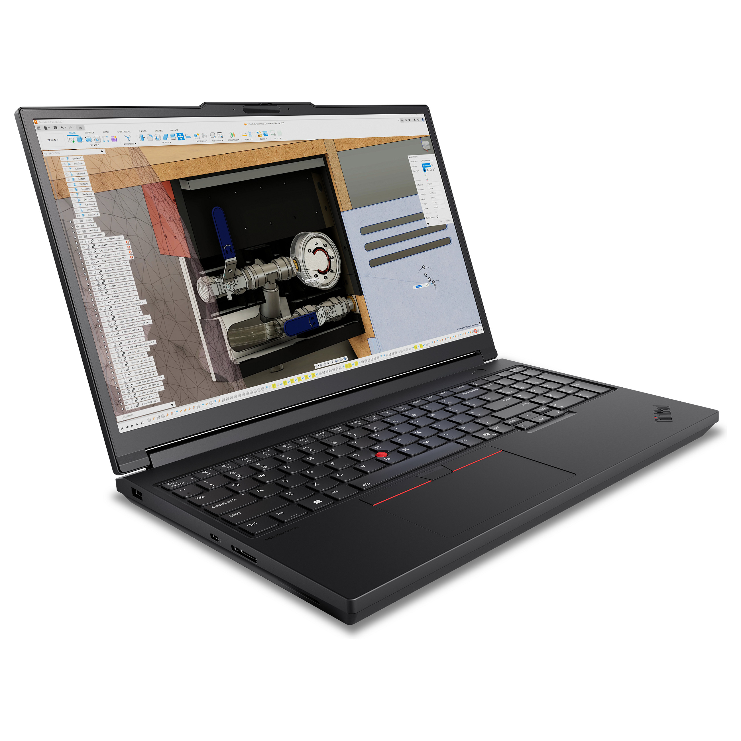 Laptop Lenovo ThinkPad P16 G3 21RQ / Ultra 7 255HX / 32GB DDR5 / 1TB / 16" WUXGA IPS / RTX Pro 3000 Blackwell 12GB / DE  - Zezë - 3