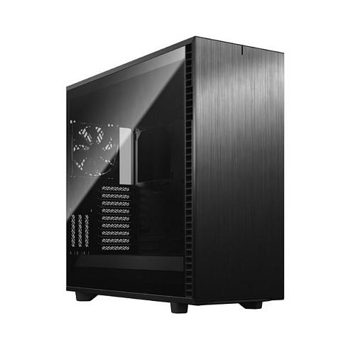 Kasë Fractal Design Define 7 XL / Full-Tower / Xham i Temperuar / 3x140mm / E-ATX / USB 3.2 Gen2 Type-C – Zezë - 1