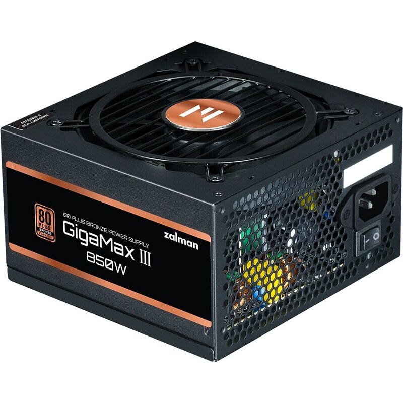 Furnizues Energjie Zalman GigaMax III / 850W / ATX / 80 PLUS Bronze / Semi-Modular - Zezë