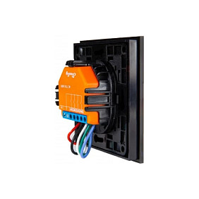 Ndërprerës smart 4‑kanalësh Shelly Wall Switch 4 – Zezë - 2