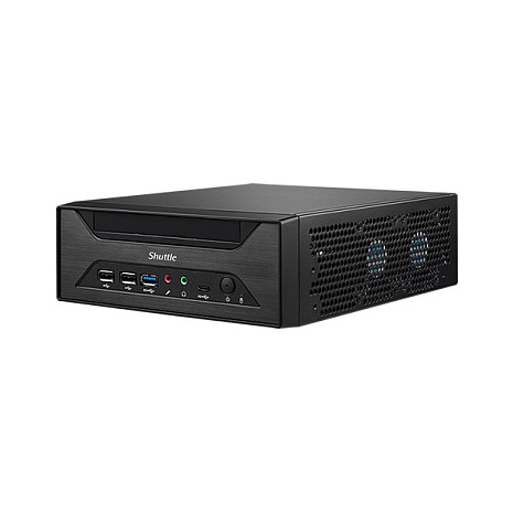 Mini Kompjuter Barebone XPC slim XH610 LGA1200 2xSODIMM DDR4 2xM.2 3xSATA 1xHDMI 1xDP 1xVGA Black - 3