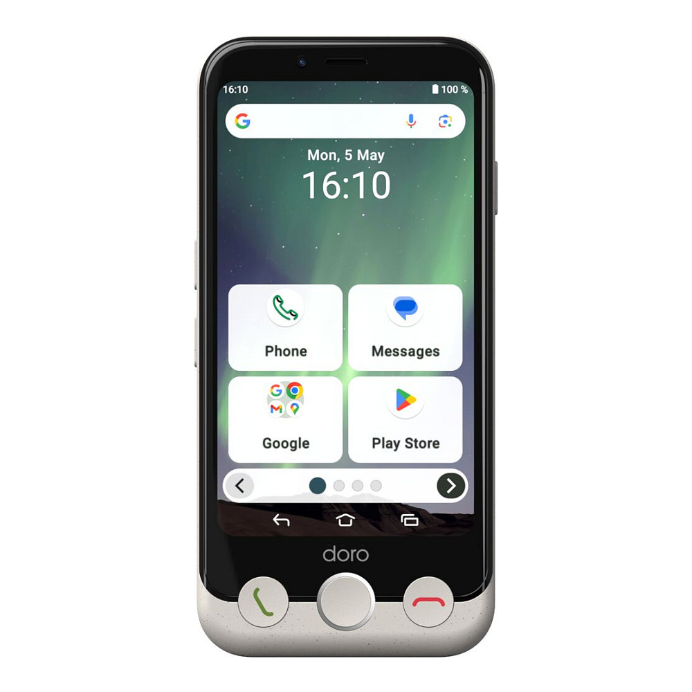 Telefon Doro Aurora A10 bone 4GB / 64GB - Bardhë - 1